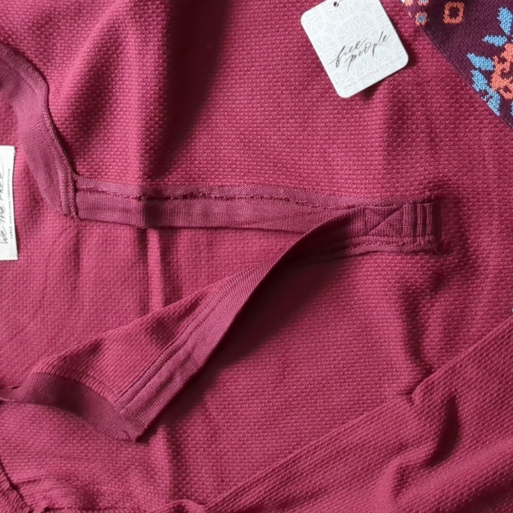 Anthropologie We the Free top Mikah layering cuff wine combo - Picture 7 of 10